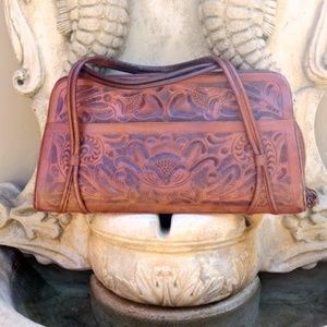 Vintage Mexican Leather Handbag
